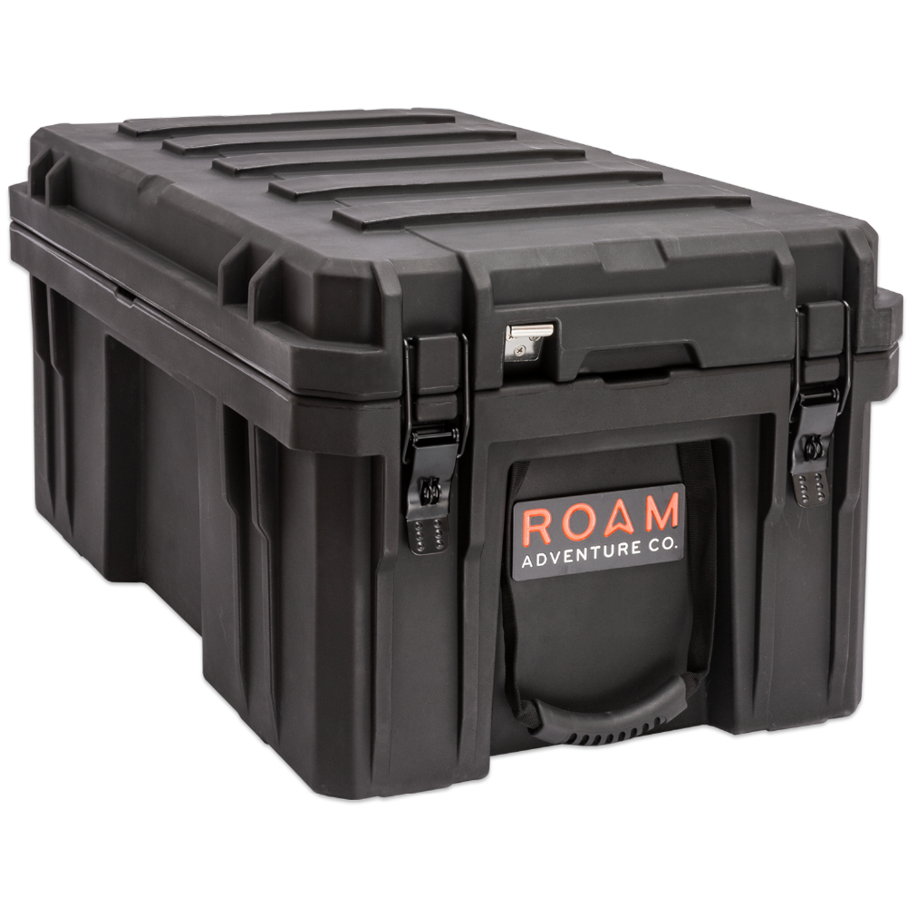 105L Rugged Case - heavy-duty storage box in Black