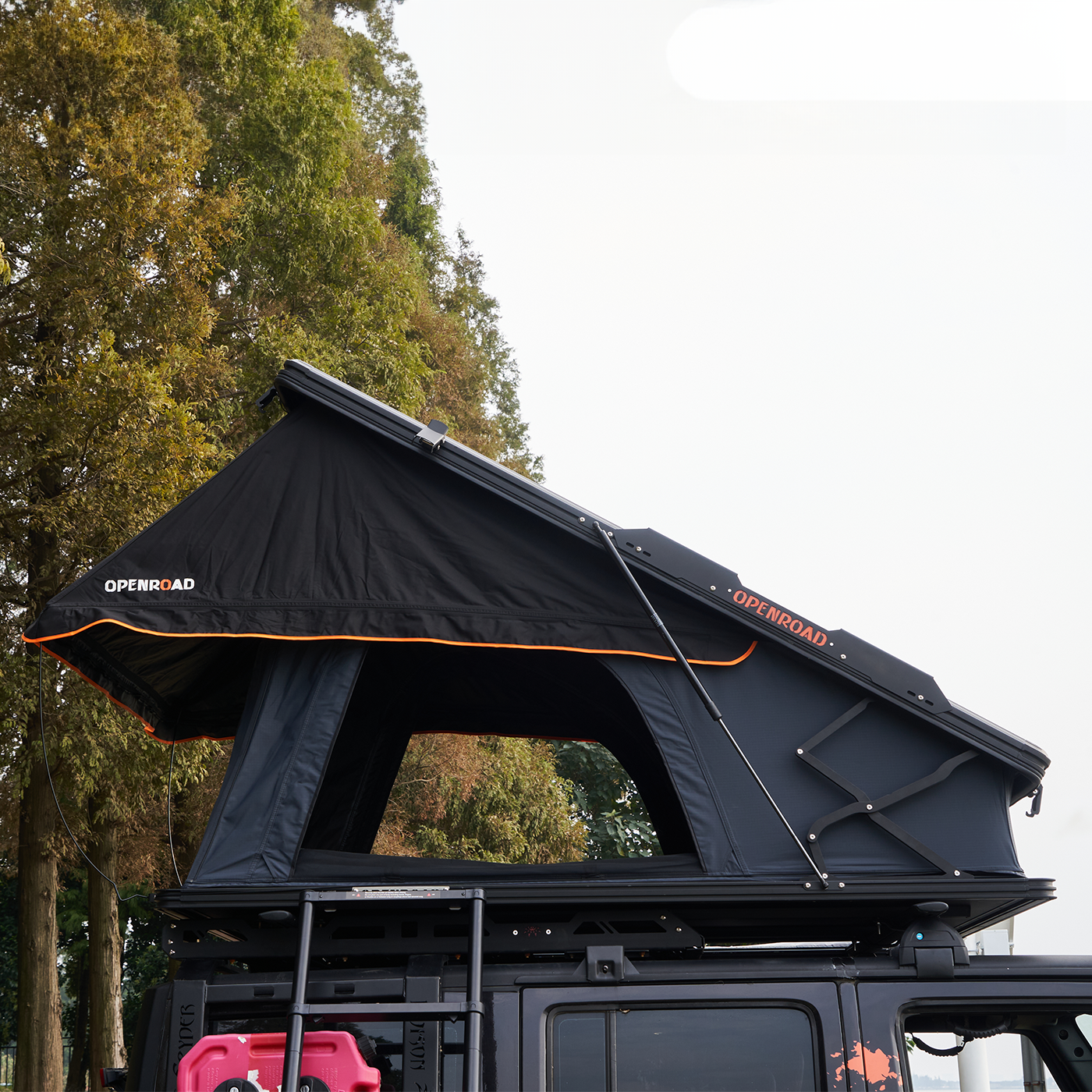 OPENROAD Aluminum Hard Shell Roof Top Tent-PeakRoof LT Series  openroad4wd.com   