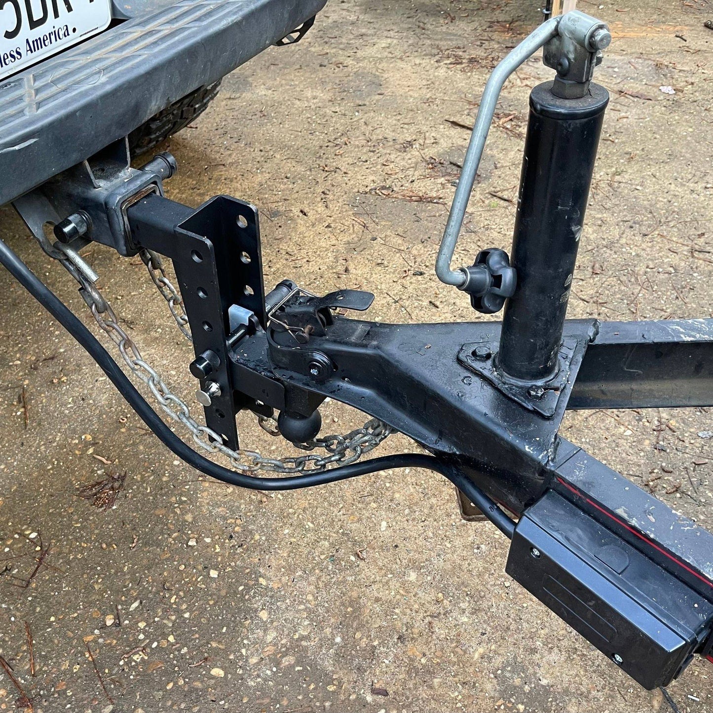 2.0" HEAVY DUTY 10" Adjustable  Trailer HITCH  openroad4wd.com   