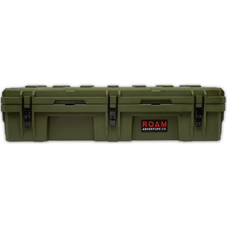 ROAM 95L Rugged Case — large low-profile durable storage box in OD Green color