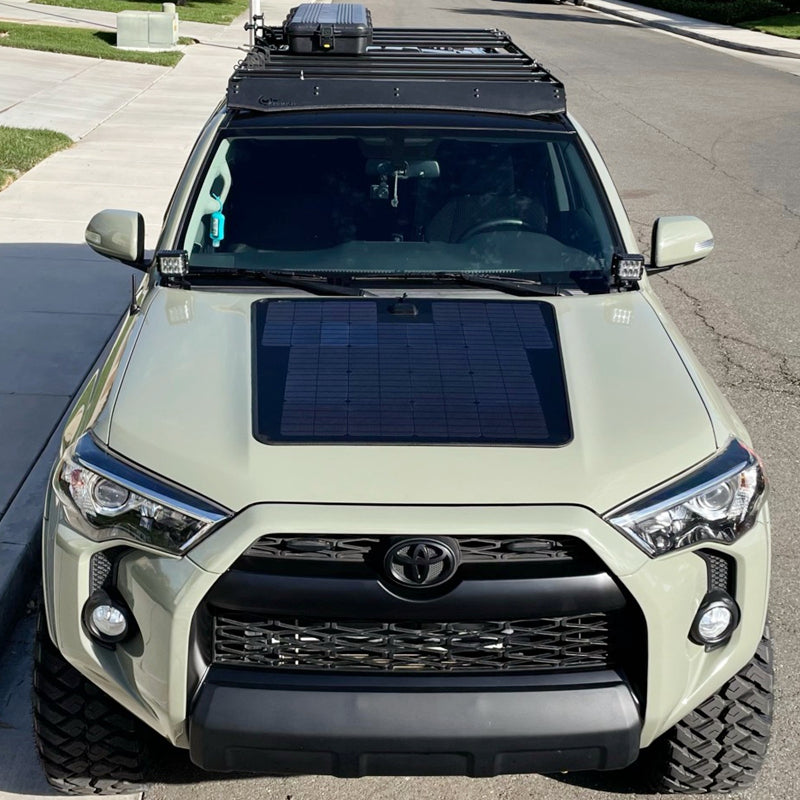 LENSUN Toyota 4Runner 4th & 5th Gen (2003-2024) Lensun 100W Hood Solar Panel